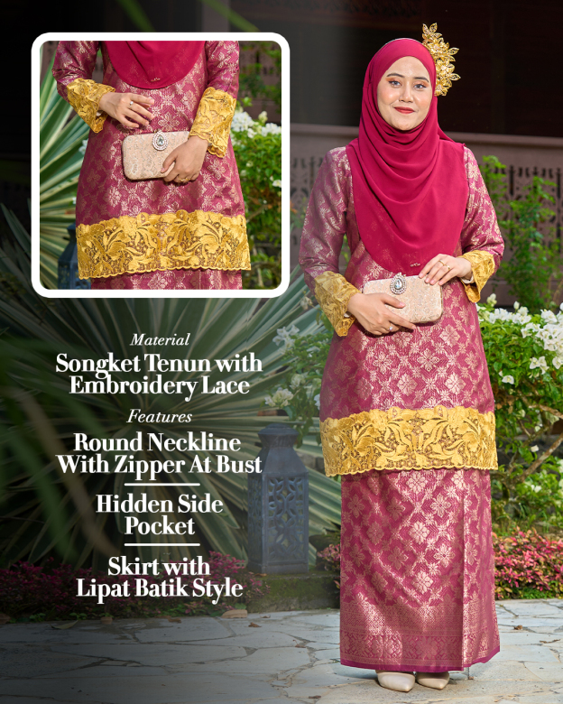 Baju Kurung Songket Adriana