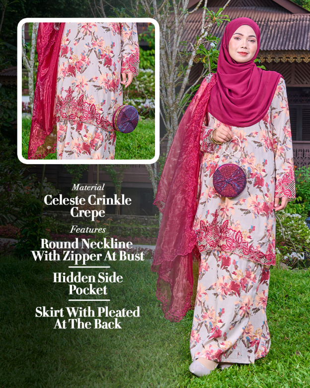 Baju Kurung Sulam Aylin