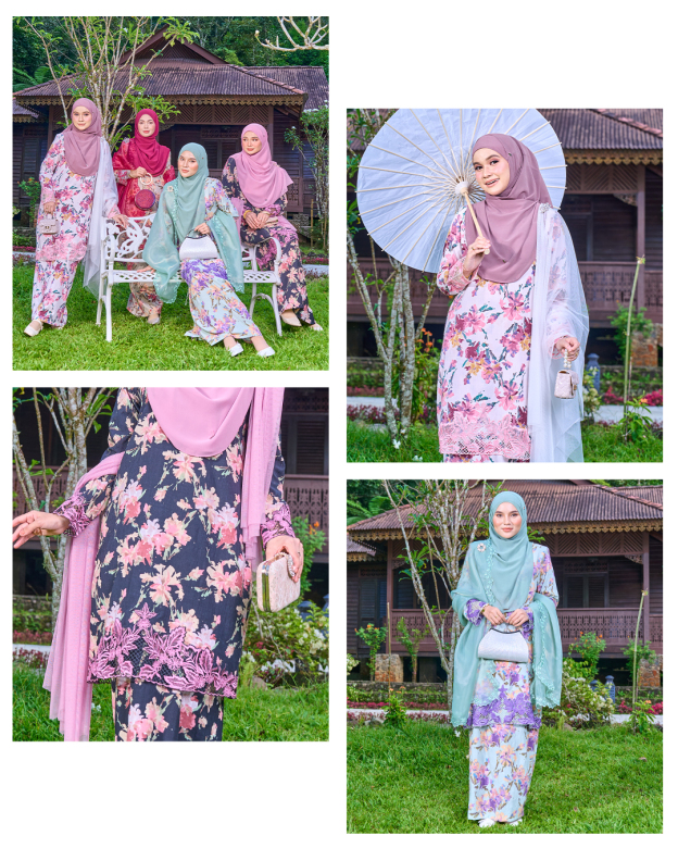 Baju Kurung Sulam Aylin