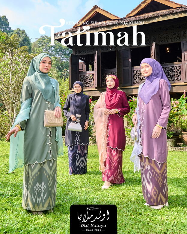 Baju kebarung Sulam Batik Pua Kumbu Fatimah
