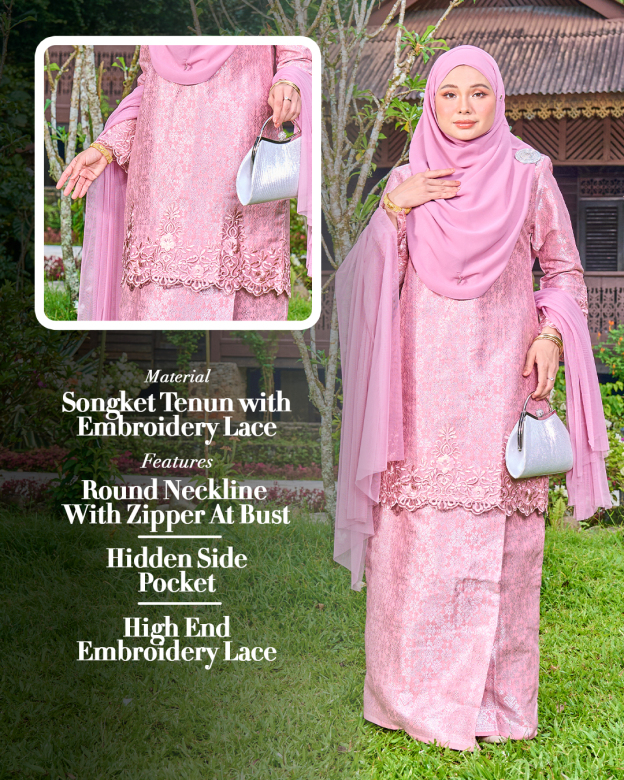 Baju Kurung Moden Lace Songket Ramadhani