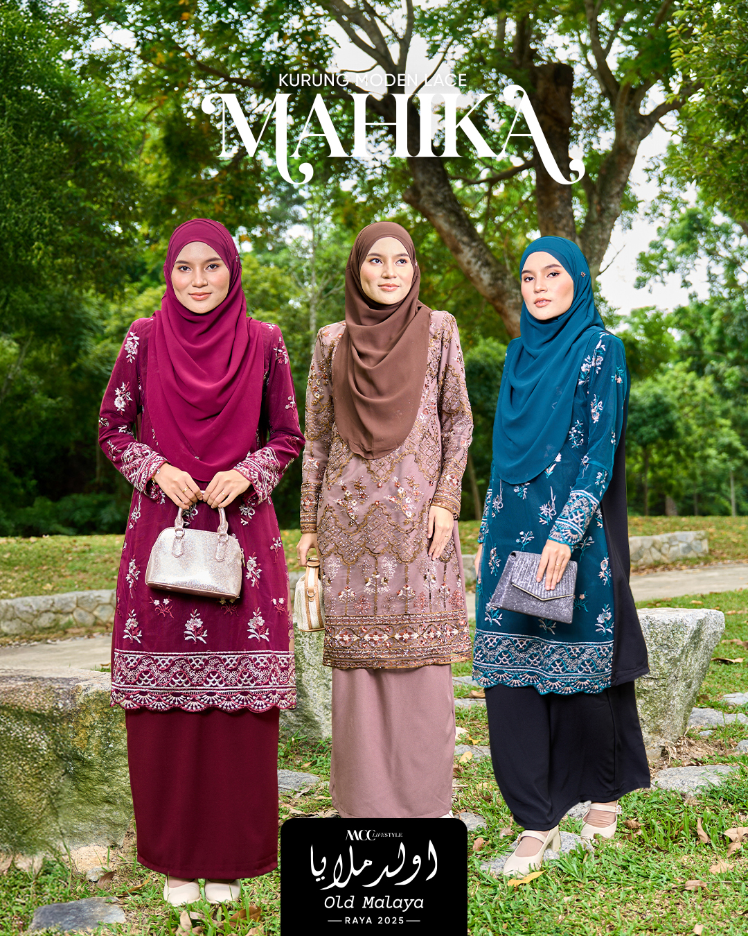 Baju Kurung Embroidery Lace Mahika