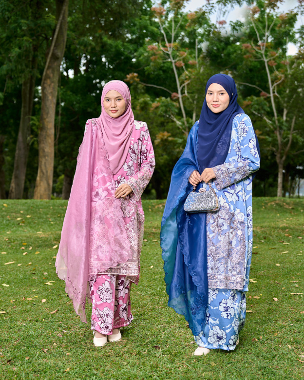 BAJU KURUNG MODEN SULAM LACE MARYAM MADHURA