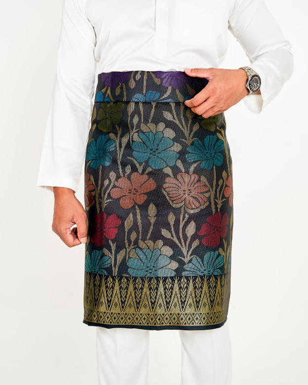 Sampin Songket Tenun Exclusive Hombre - Gold Series
