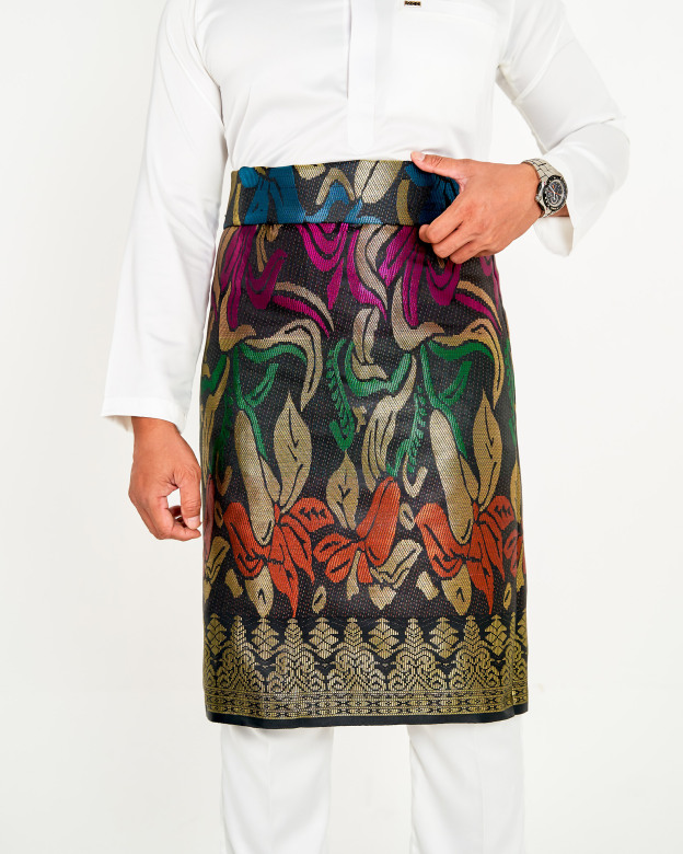 Sampin Songket Tenun Exclusive Hombre - Gold Series