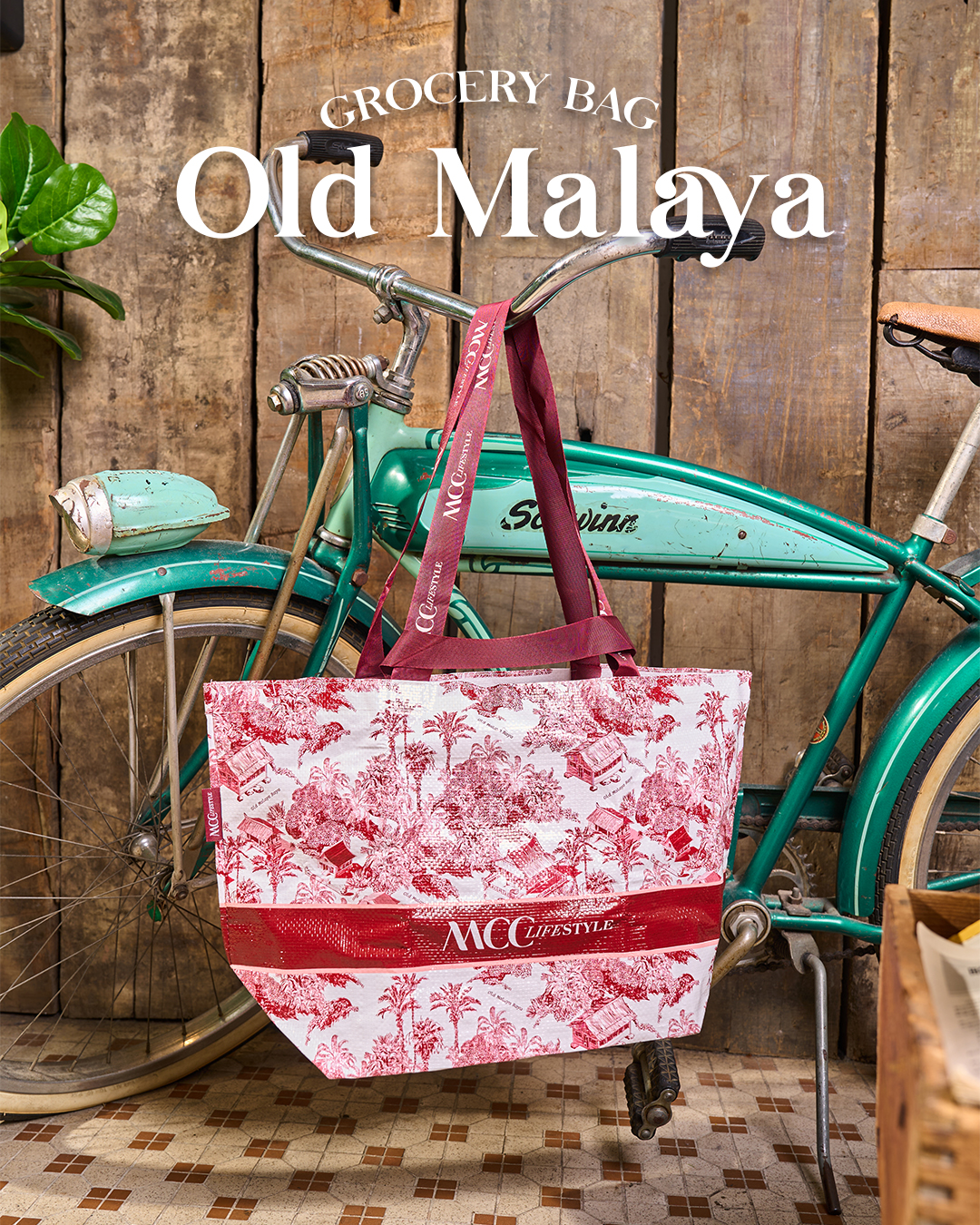 MCC Lifestyle Life Easy Groceries Bag Old Malaya Premium Multipurpose Shopping Bag
