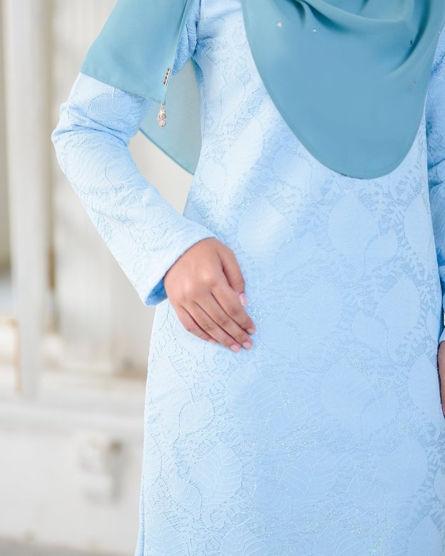 Baju Kurung Moden Lace Gygy - Glorious Sky