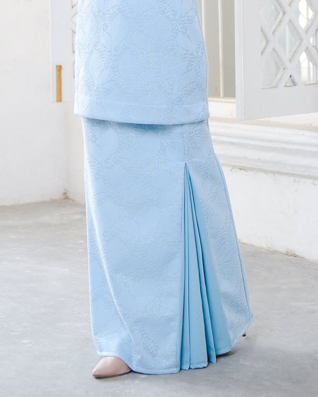 Baju Kurung Kedah Gyny - Breeze Blue