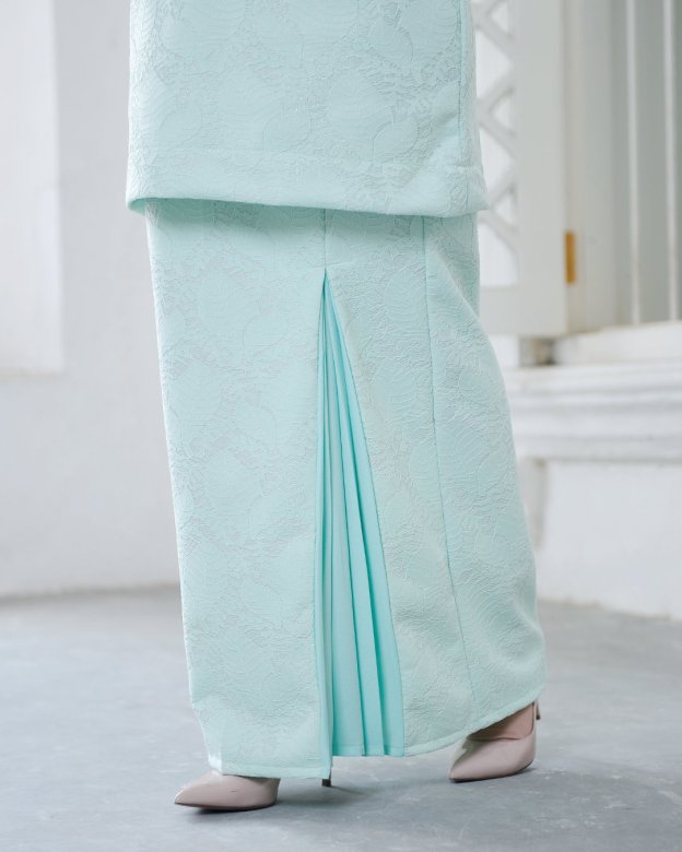 Baju Kurung Kedah Gyny - Mint Green