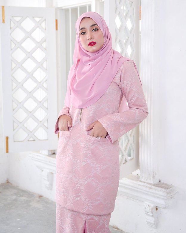 Baju Kurung Kedah Gyny - Senorita Pink