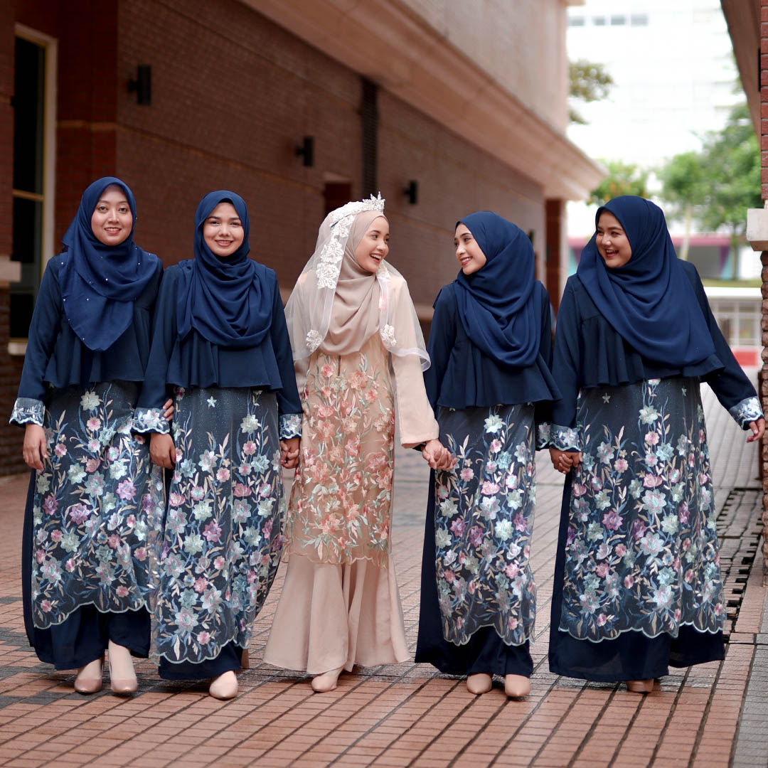 Abaya Lace Ayna - Lemon Green