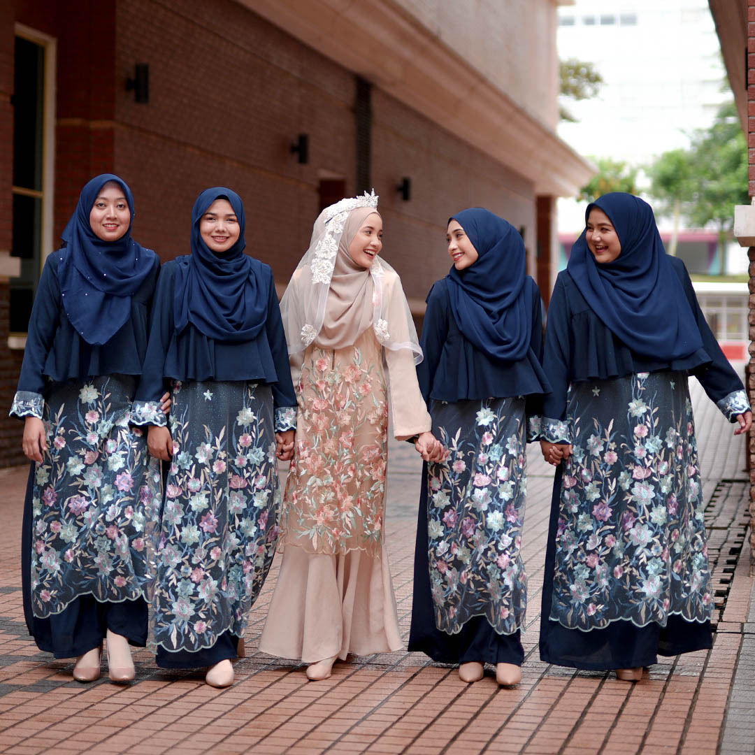 Abaya Lace Ayna - Lemon Green