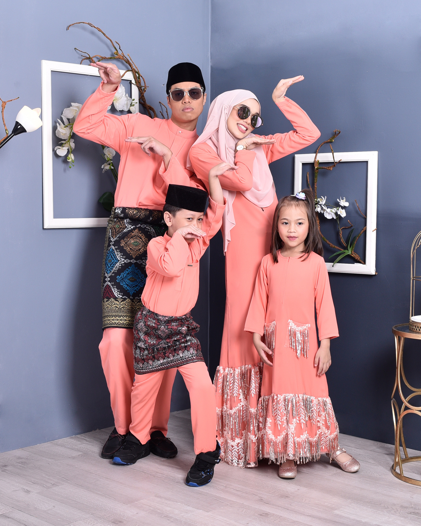 Abaya Sequin Fringe Jaelyn - Coralette