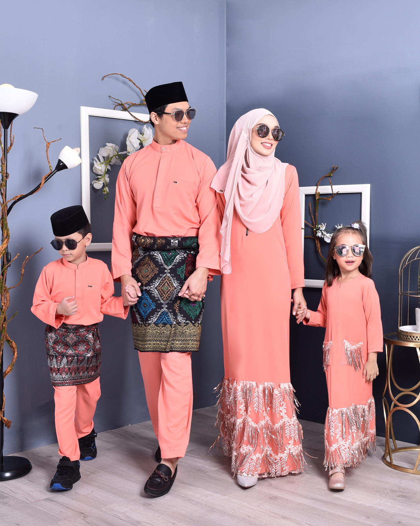 Abaya Sequin Fringe Jaelyn - Coralette