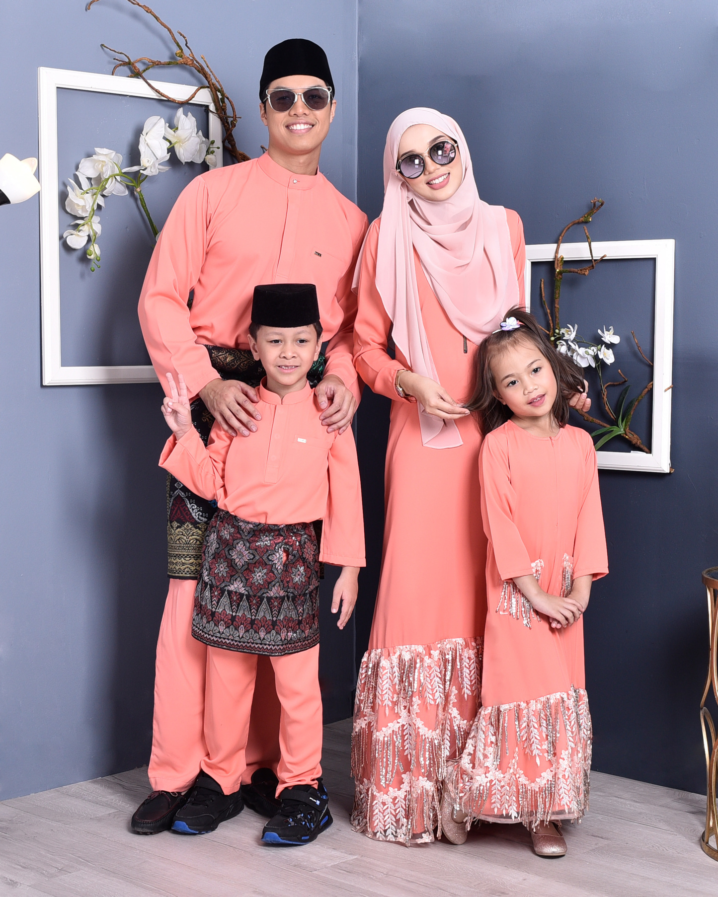 Abaya Sequin Fringe Jaelyn - Coralette