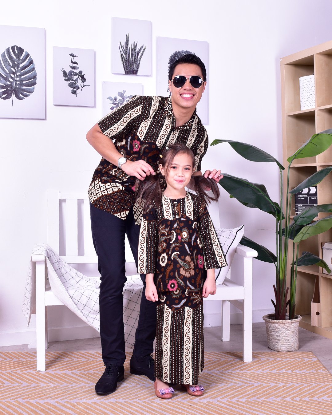 Baju Kemeja Batik Nordin - Brown