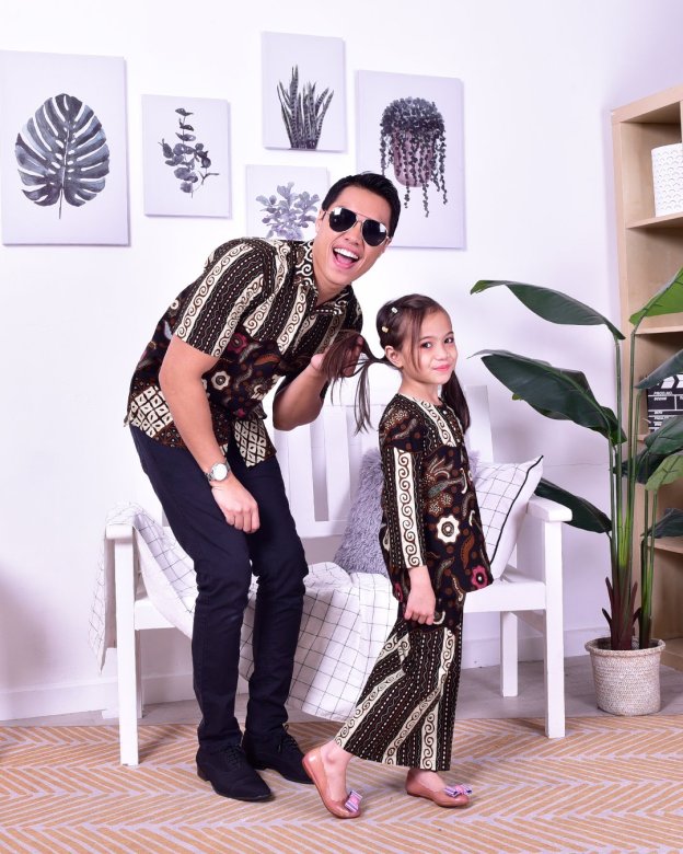 Baju Kemeja Batik Nordin - Brown