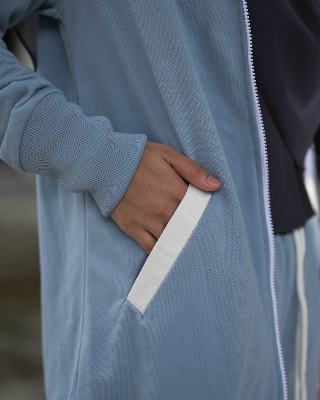 Jacket Hoodie Activewear Alexa - Aegen Blue
