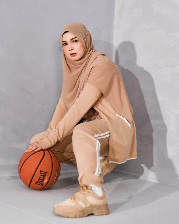 Jacket Hoodie Activewear Alexa - Brown Latte