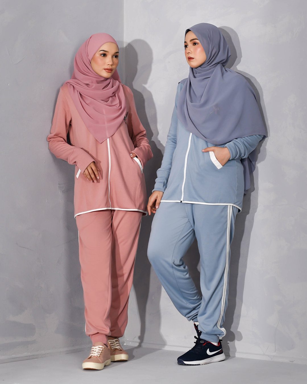 Jacket Hoodie Activewear Alexa - Rose Pink
