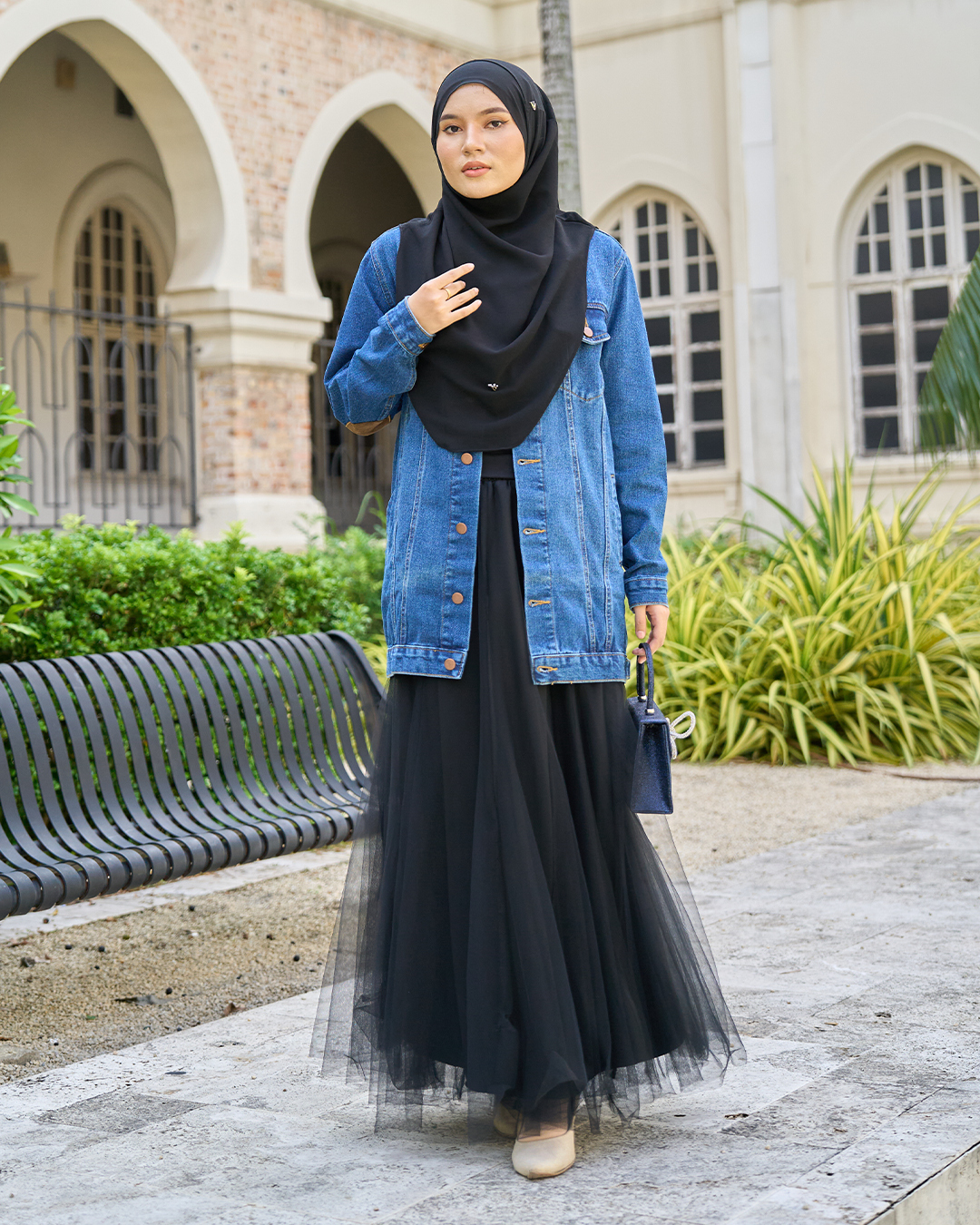 Jacket Denim Jeans Elsie - Flame Blue