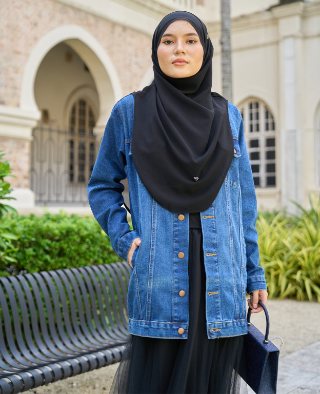 Jacket Denim Jeans Elsie - Flame Blue