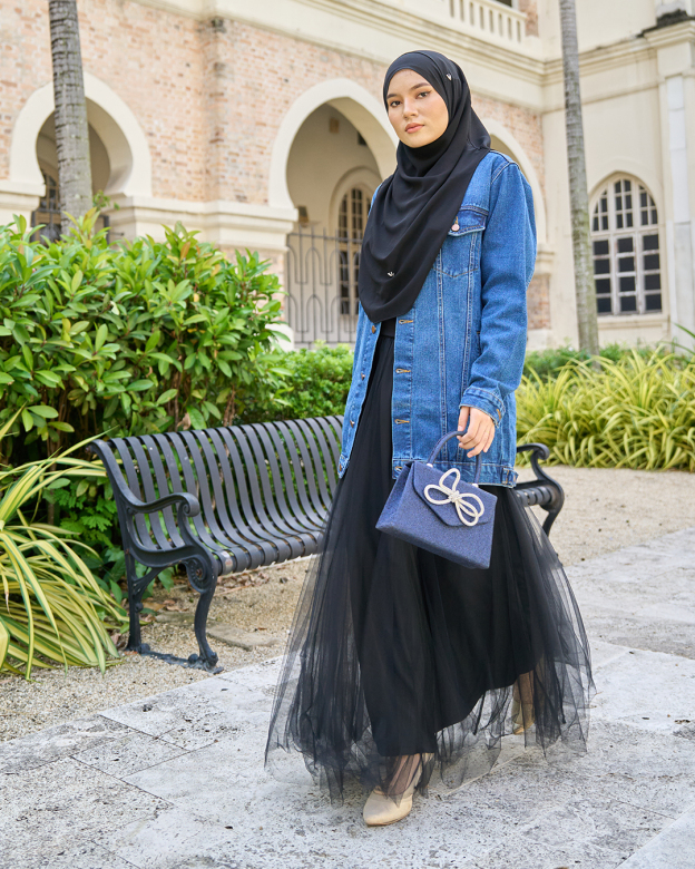 Jacket Denim Jeans Elsie - Flame Blue