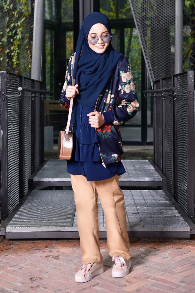 Jacket Tokyo Bloom - Blue