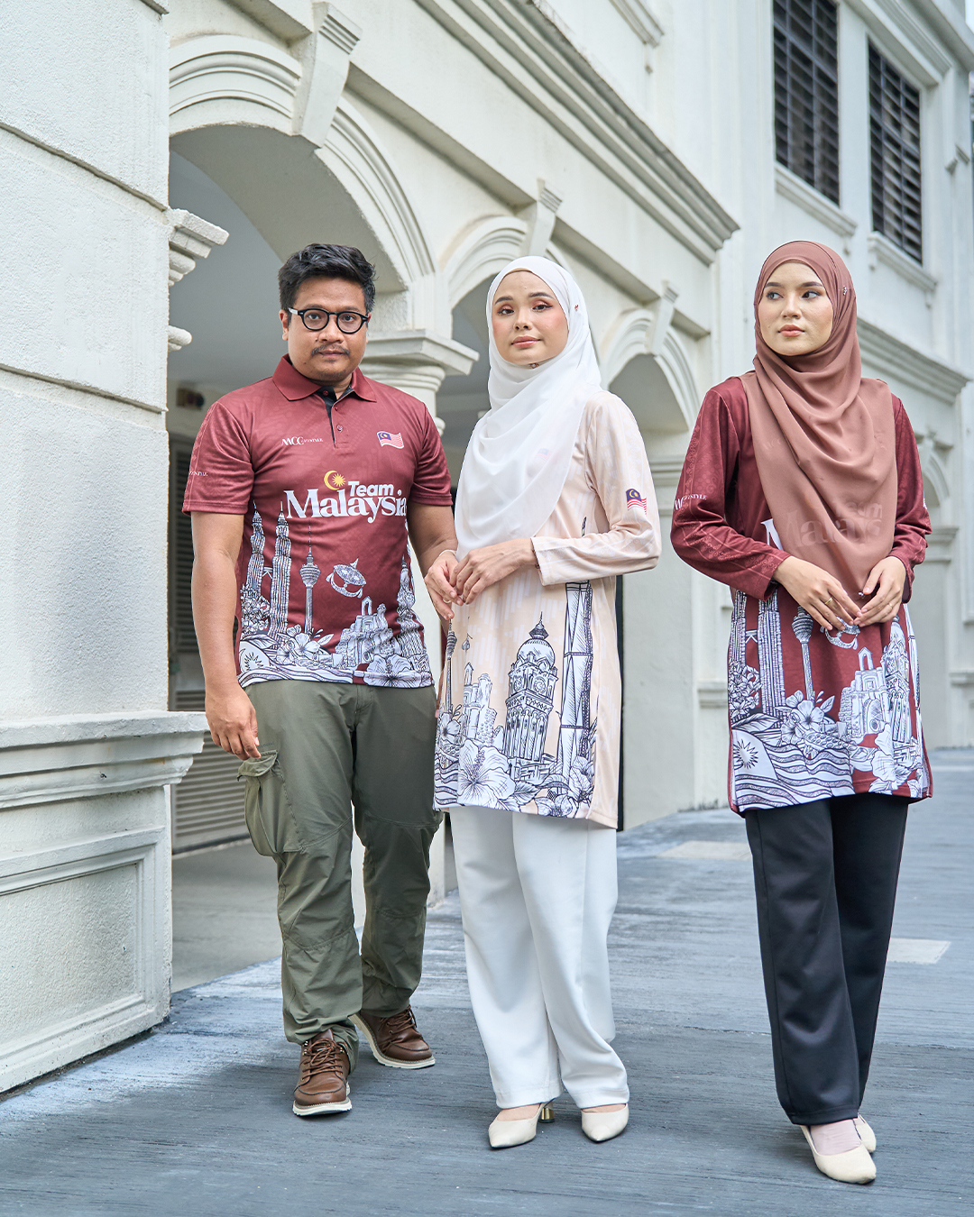 Muslimah Jersey Jiwa Merdeka - Pribumi Nude