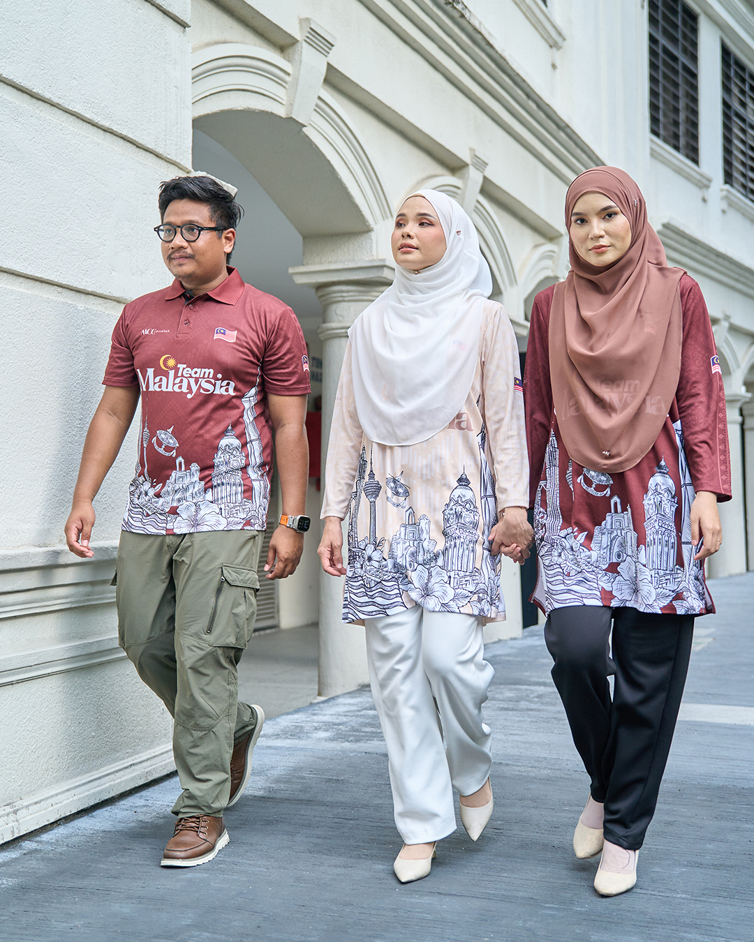 Muslimah Jersey Jiwa Merdeka - Pribumi Nude