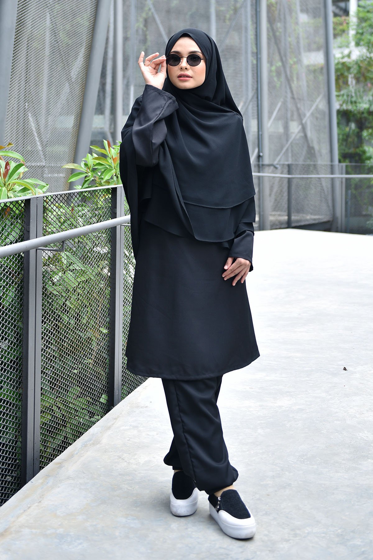 Jubah Seluar Safa - Black