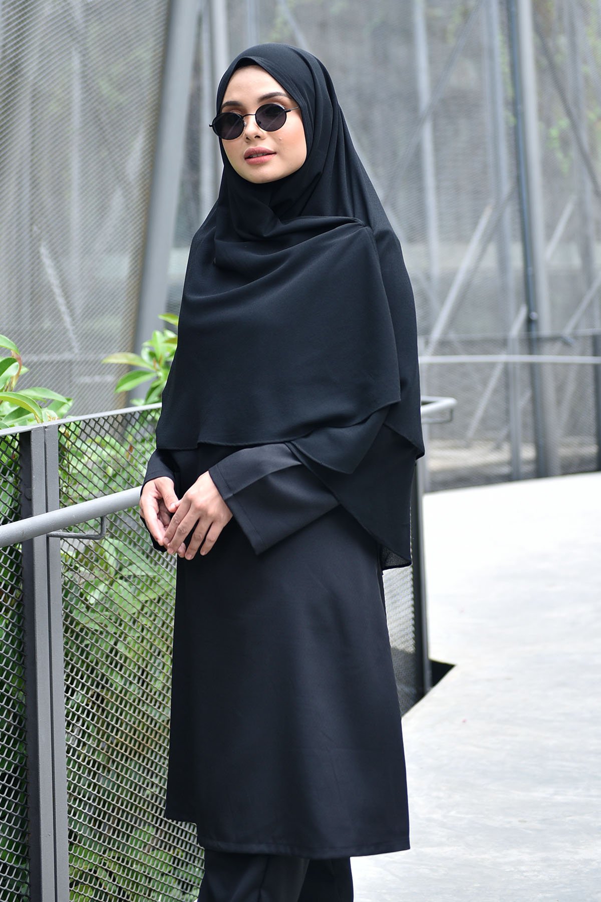 Jubah Seluar Safa - Black
