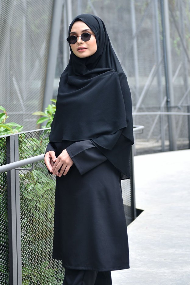 Jubah Seluar Safa - Black