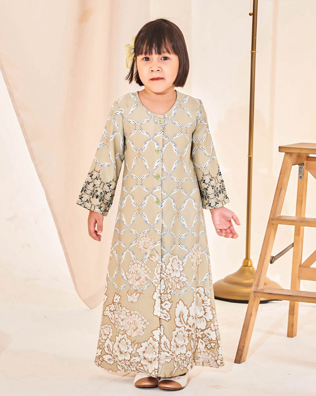 Dress Elita Kids - Celery Ice