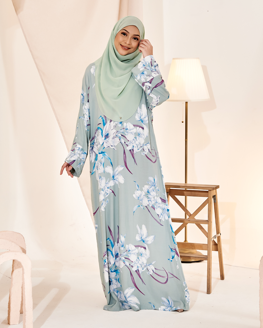 Kaftan Ellie - Pale Leaf