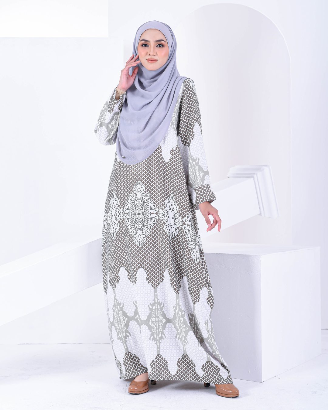 Kaftan Eshal - Laurel Green