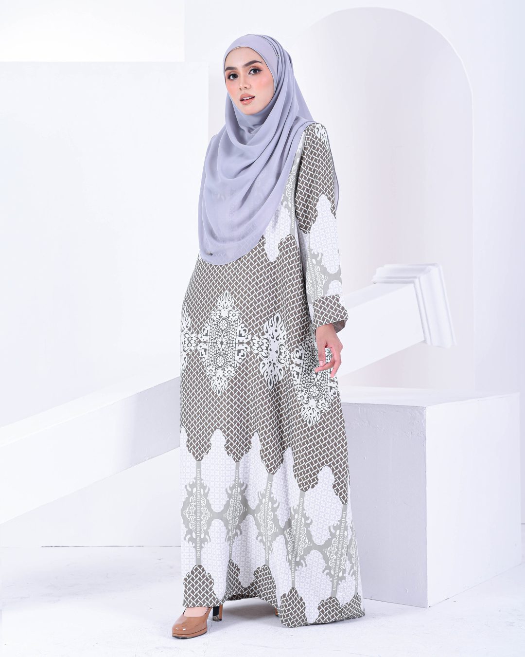 Kaftan Eshal - Laurel Green