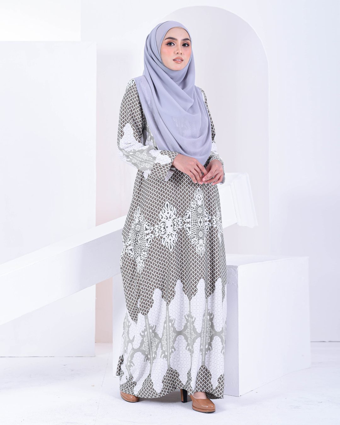 Kaftan Eshal - Laurel Green
