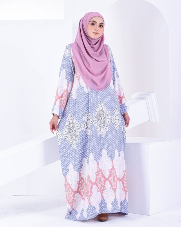 Kaftan Eshal - Pigeon Blue