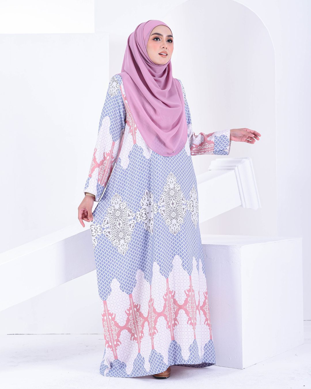 Kaftan Eshal - Pigeon Blue