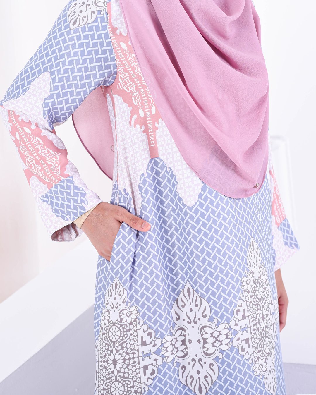 Kaftan Eshal - Pigeon Blue