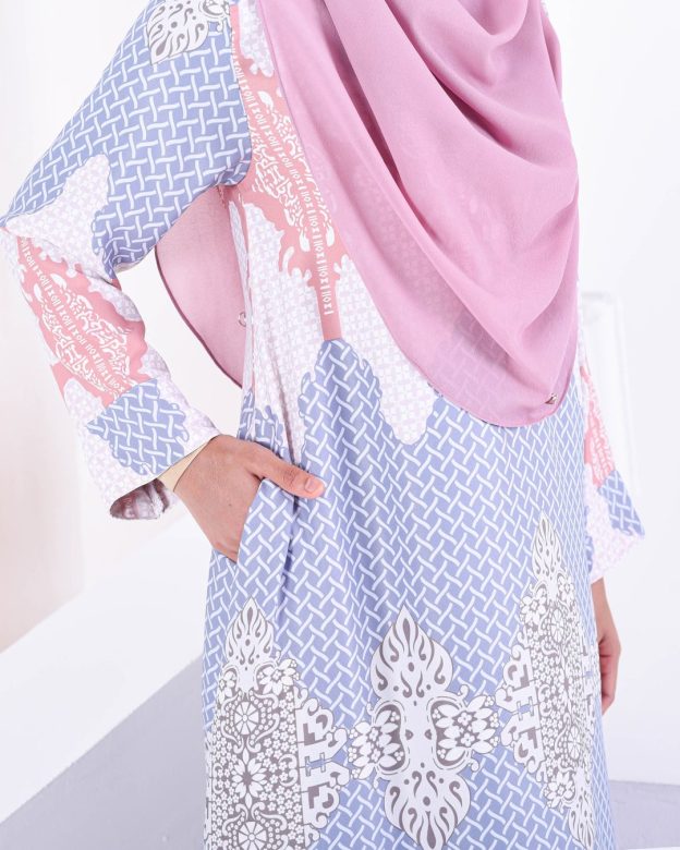 Kaftan Eshal - Pigeon Blue
