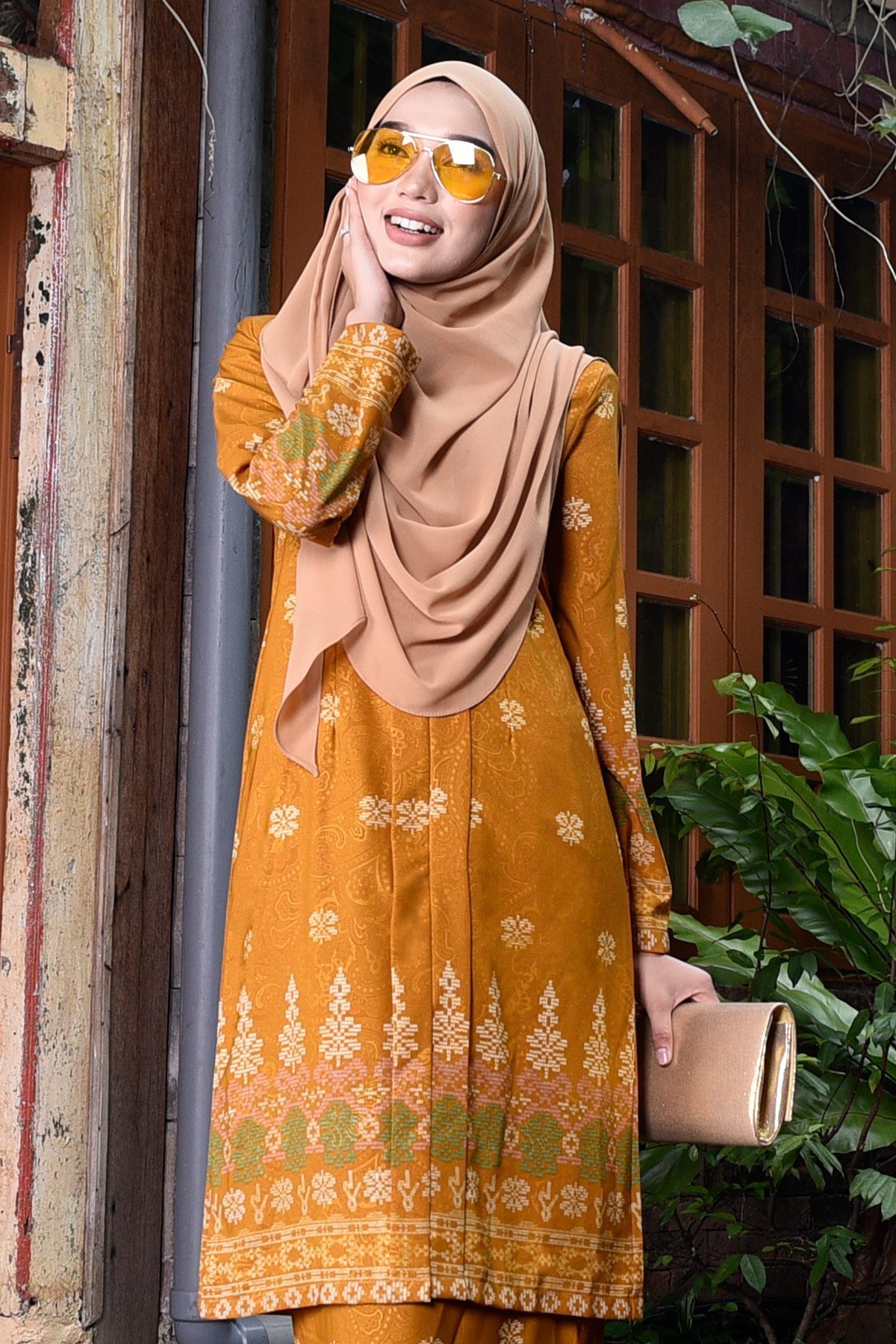 Baju Kebarung Songket Amelia - Goldilocks