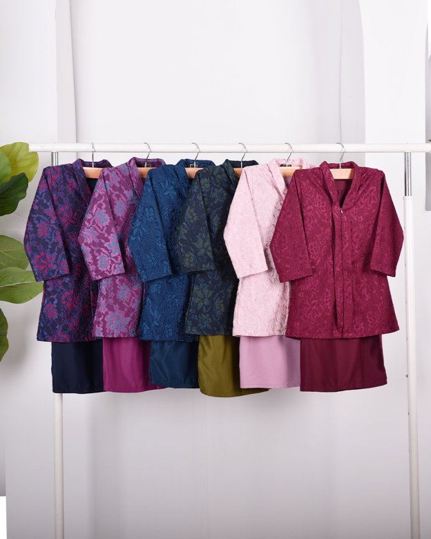 Baju Kebarung Lace Gyra Kids - Green