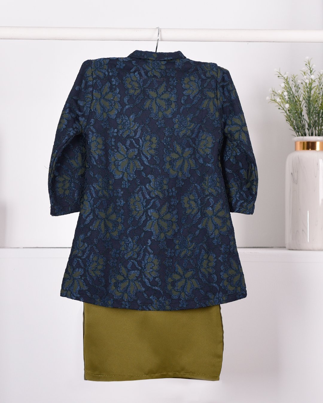 Baju Kebarung Lace Gyra Kids - Green