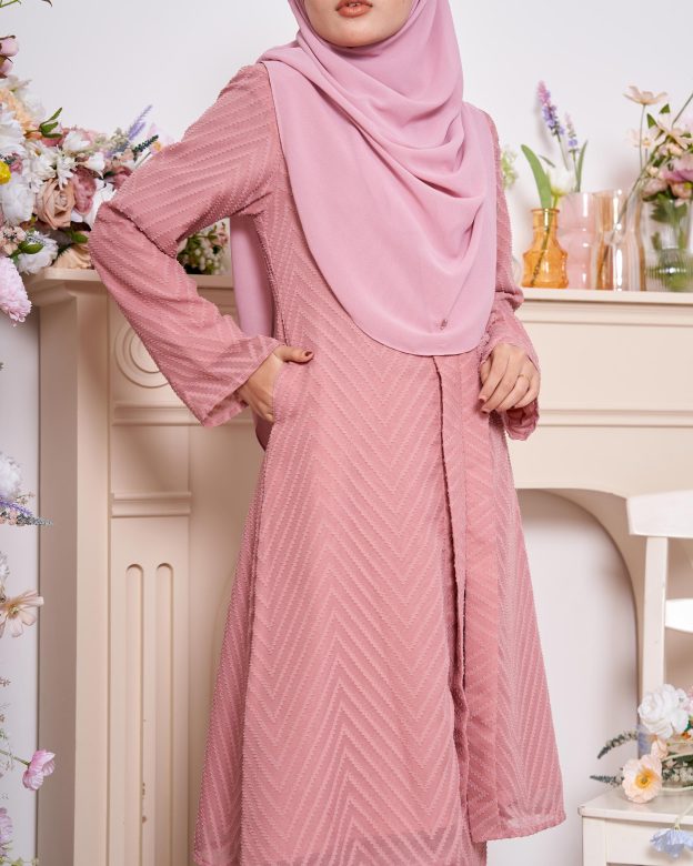 Baju Kebarung Mayfair - Dark Coral