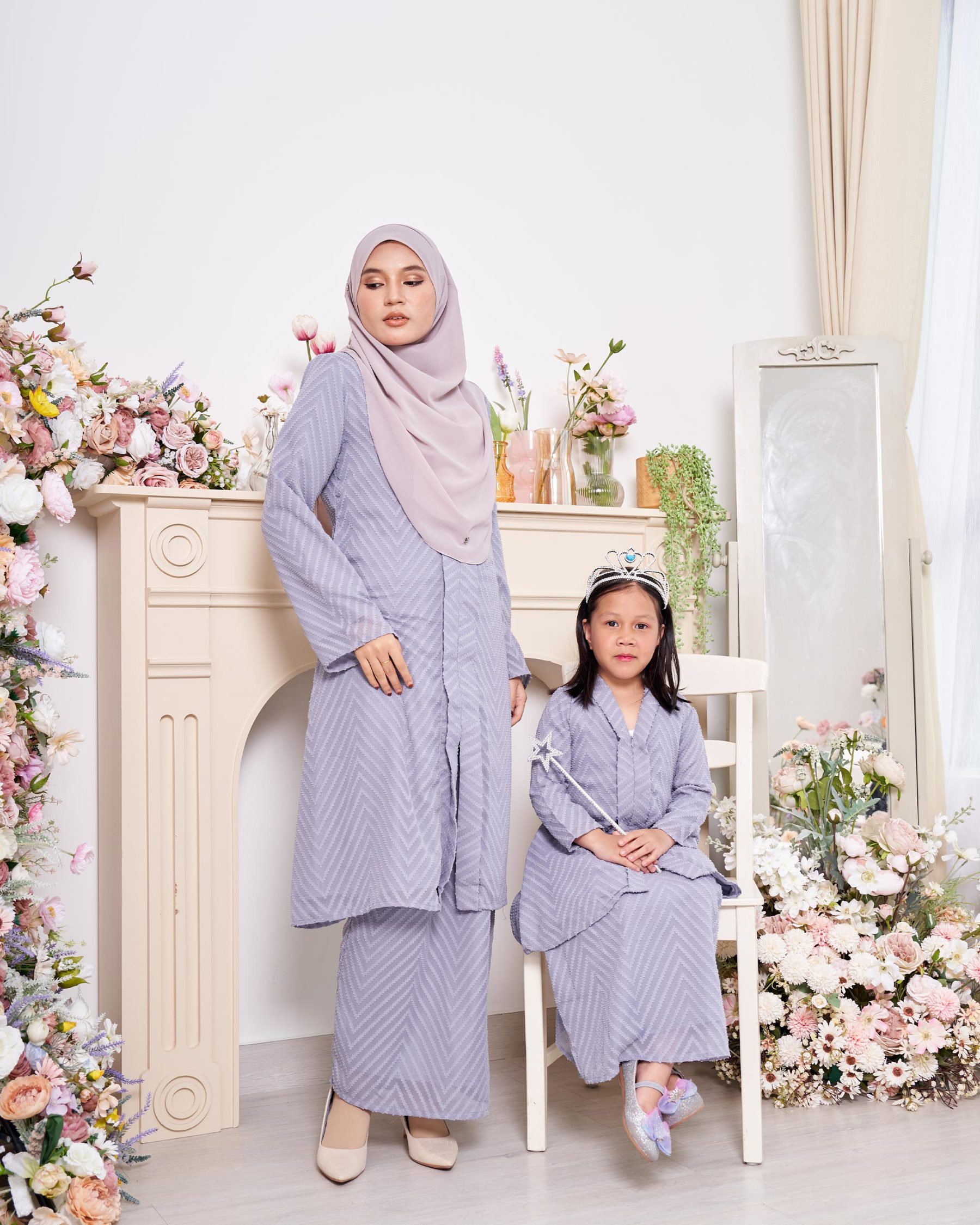 Baju Kebarung Mayfair - Dust Grey