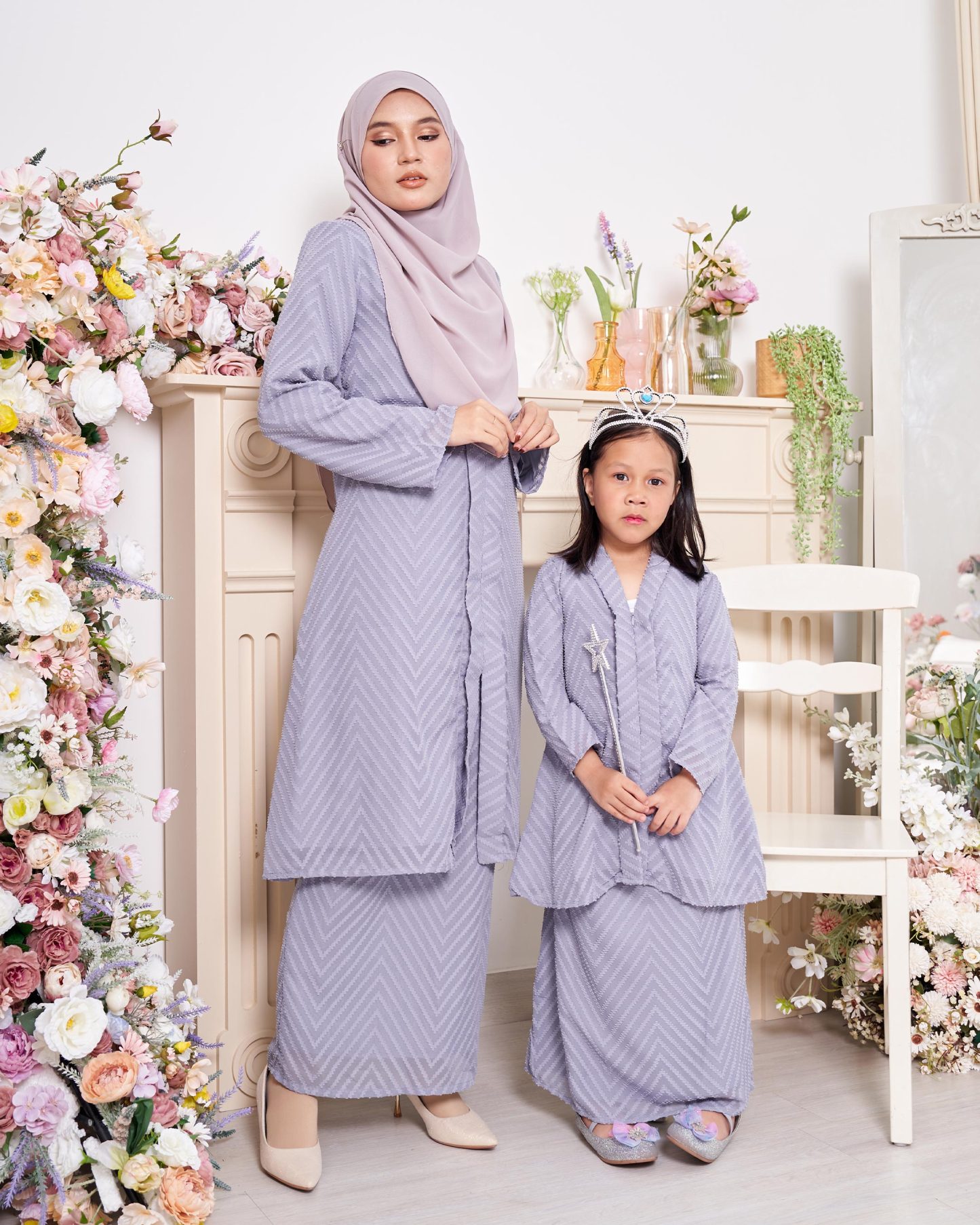 Baju Kebarung Mayfair - Dust Grey