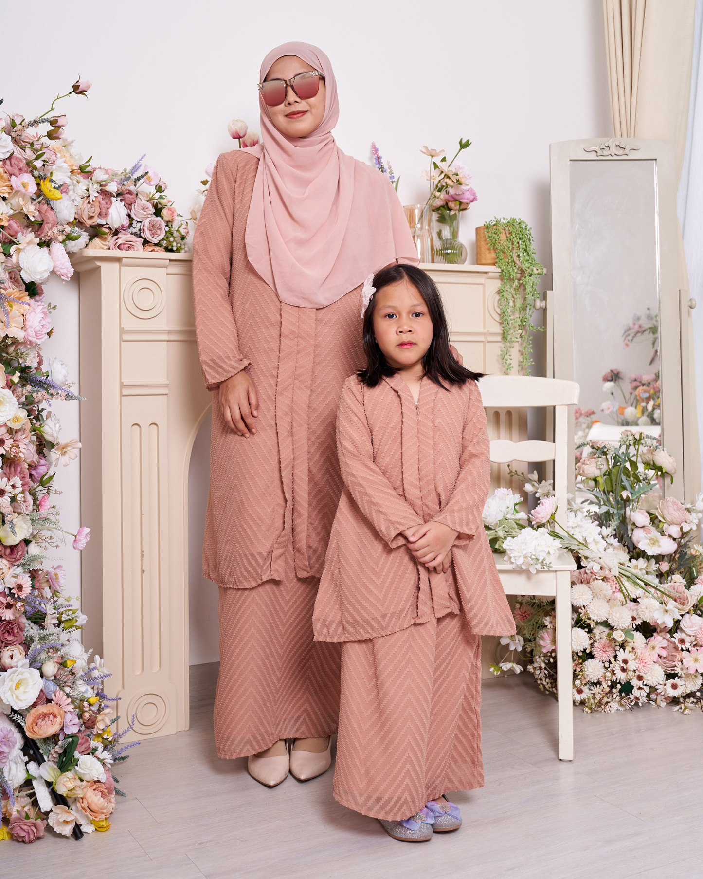 Baju Kebarung Mayfair - Mocha Brown