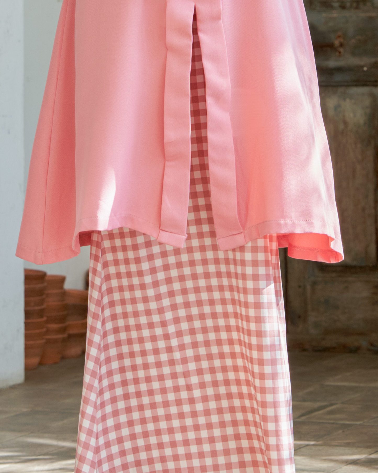 Baju Kebarung Printed Lani - Smoothie Watermelon